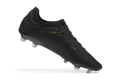 Adidas Copa Pure 2+ FG Football Boots - Black/Gold/Blue