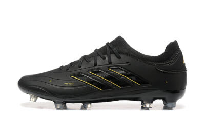 Adidas Copa Pure 2+ FG Football Boots - Black/Gold/Blue