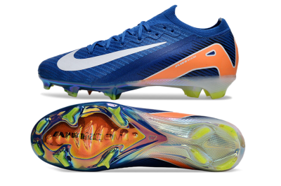Nike Air Zoom Mercurial Vapor 16 Elite FG Football Boots - Blue/White/Orange