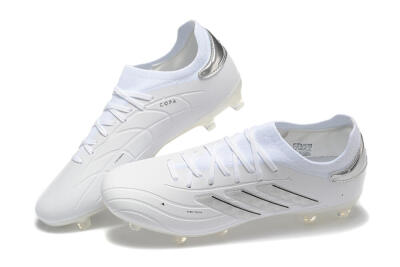 Adidas Copa Pure 2+ FG Football Boots - White/Silver/Black