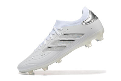 Adidas Copa Pure 2+ FG Football Boots - White/Silver/Black
