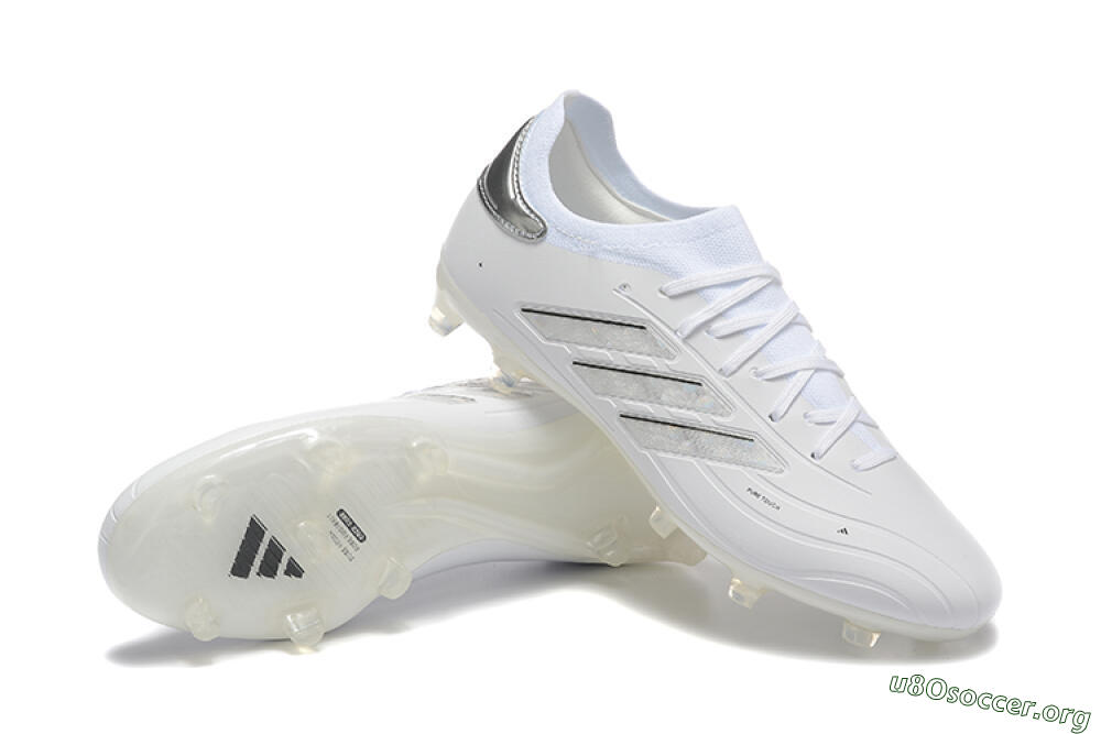 Adidas Copa Pure 2+ FG Football Boots - White/Silver/Black 4