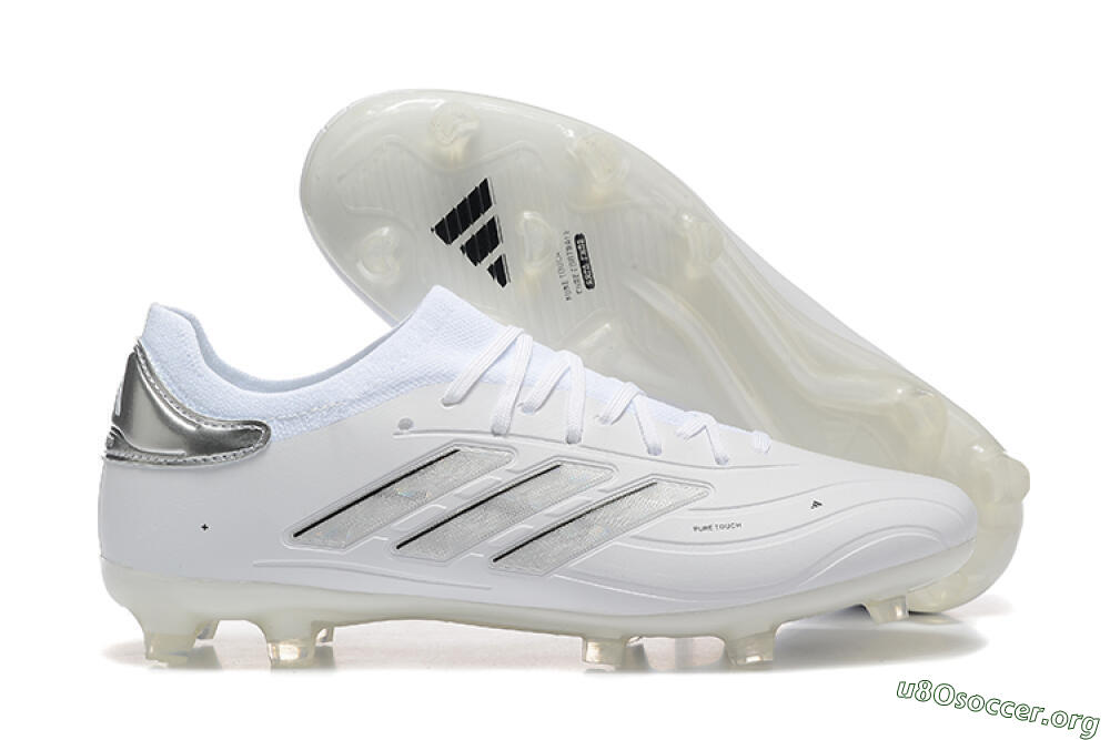 Adidas Copa Pure 2+ FG Football Boots - White/Silver/Black 2