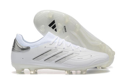 Adidas Copa Pure 2+ FG Football Boots - White/Silver/Black