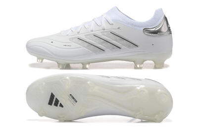 Adidas Copa Pure 2+ FG Football Boots - White/Silver/Black