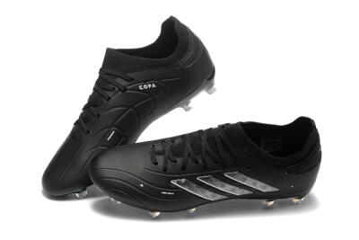 Adidas Copa Pure 2+ FG Football Boots - Black/Silver/Blue