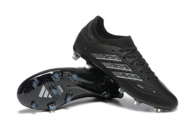 Adidas Copa Pure 2+ FG Football Boots - Black/Silver/Blue