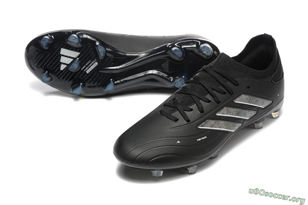 Adidas Copa Pure 2+ FG Football Boots - Black/Silver/Blue 0