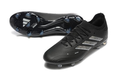 Adidas Copa Pure 2+ FG Football Boots - Black/Silver/Blue