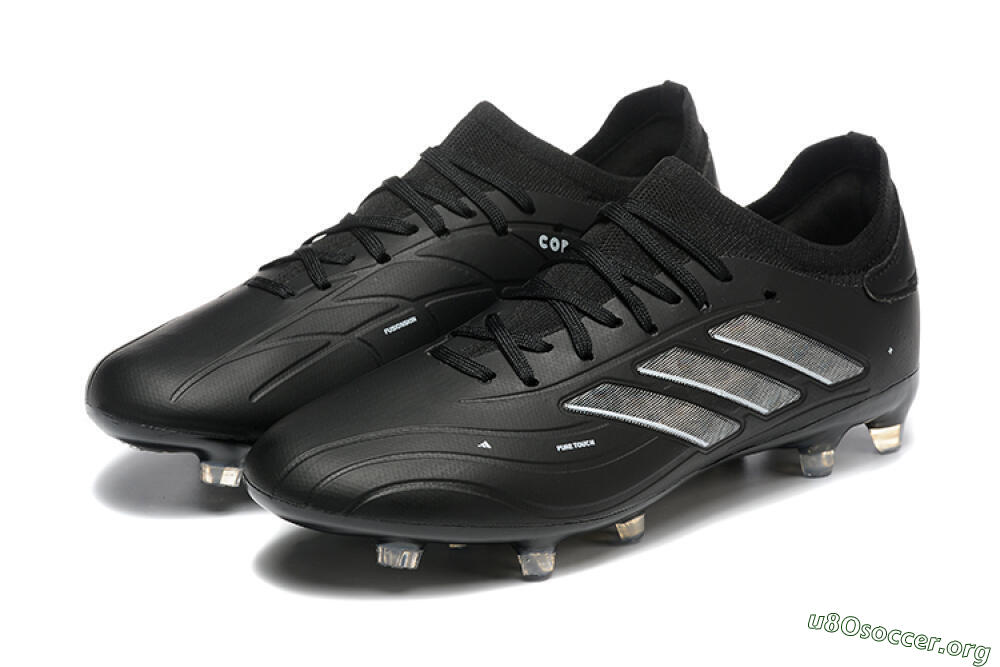 Adidas Copa Pure 2+ FG Football Boots - Black/Silver/Blue 5