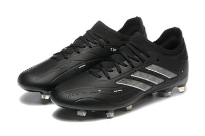 Adidas Copa Pure 2+ FG Football Boots - Black/Silver/Blue