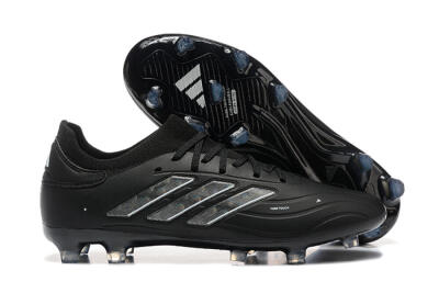 Adidas Copa Pure 2+ FG Football Boots - Black/Silver/Blue