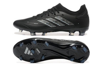 Adidas Copa Pure 2+ FG Football Boots - Black/Silver/Blue