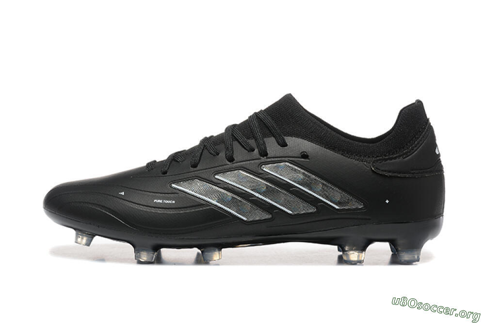 Adidas Copa Pure 2+ FG Football Boots - Black/Silver/Blue 3