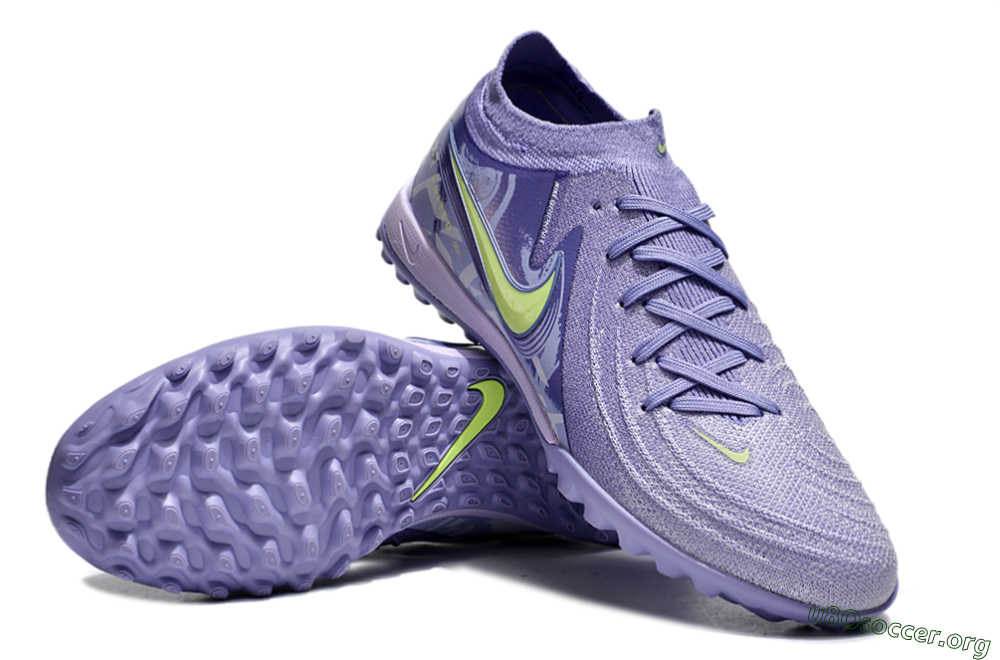 Nike Phantom GX 2 Elite TF Football Shoes - Purple/Yellow/White 0