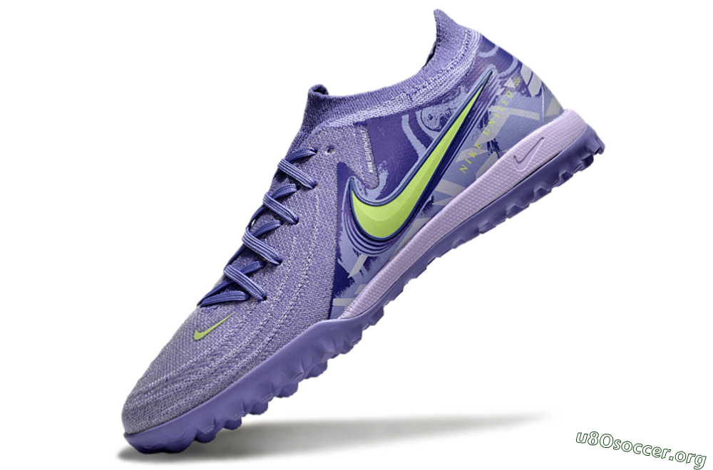 Nike Phantom GX 2 Elite TF Football Shoes - Purple/Yellow/White 5