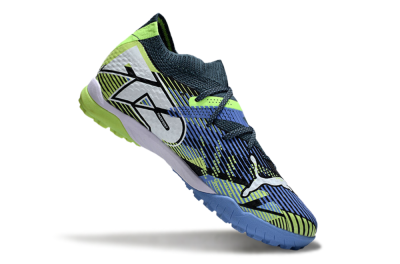 Puma Future Ultimate TF Football Shoes - Black/Yellow/Blue