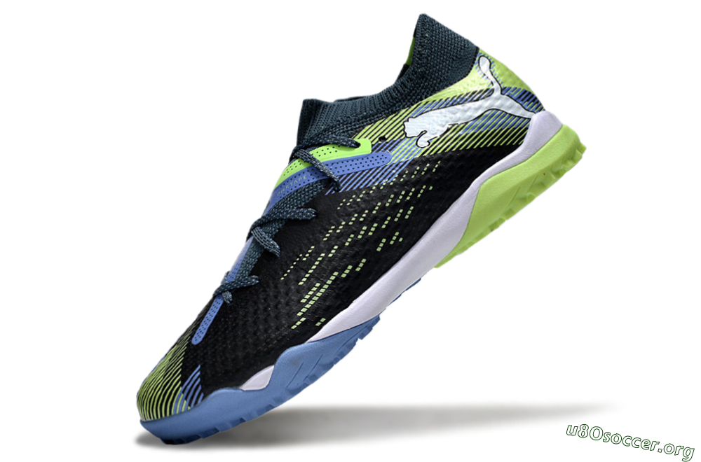 Puma Future Ultimate TF Football Shoes - Black/Yellow/Blue 5