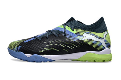 Puma Future Ultimate TF Football Shoes - Black/Yellow/Blue