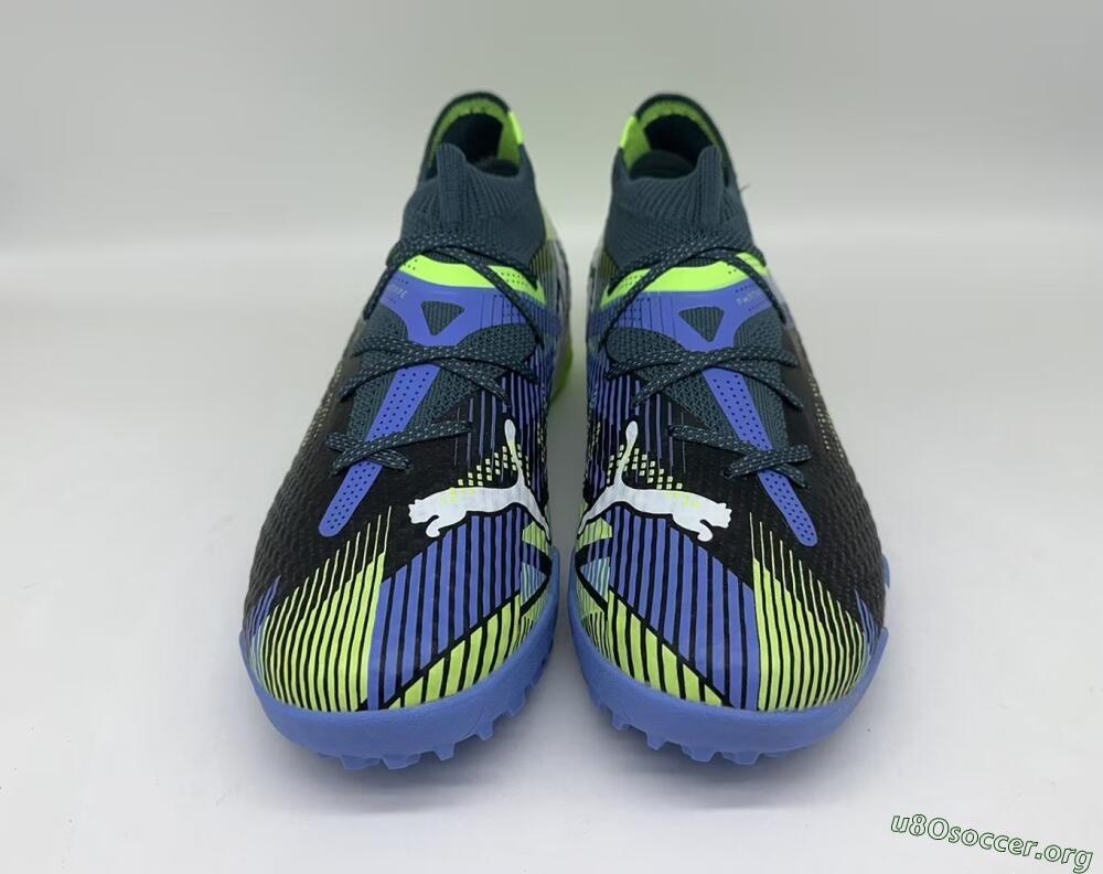 Puma Future Ultimate TF Football Shoes - Black/Yellow/Blue
