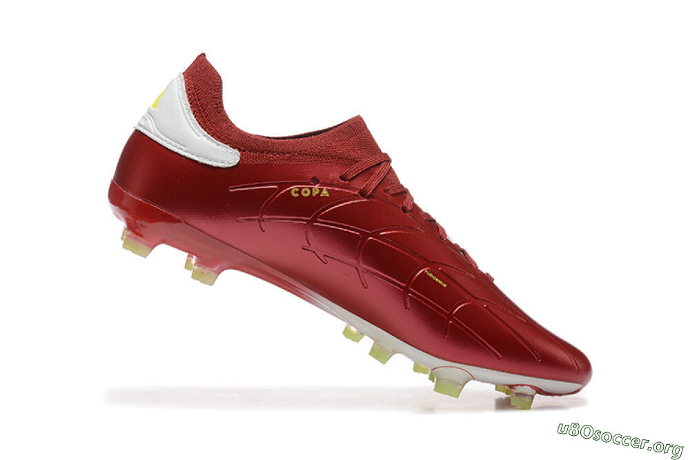 Adidas Copa Pure 2+ FG Football Boots - Red/White/Yellow 7