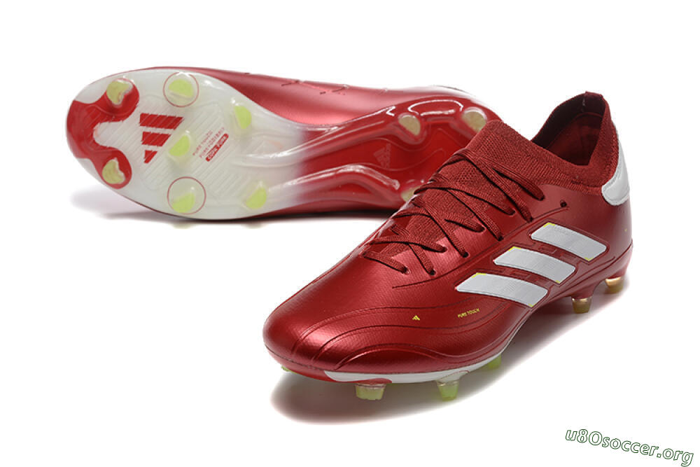 Adidas Copa Pure 2+ FG Football Boots - Red/White/Yellow 0