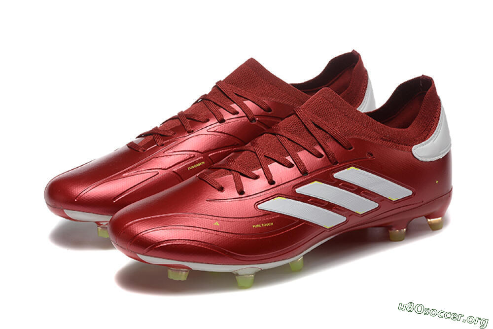 Adidas Copa Pure 2+ FG Football Boots - Red/White/Yellow 5