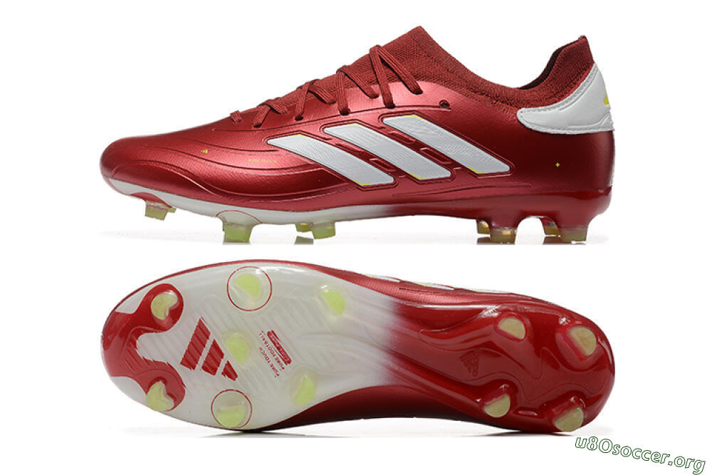 Adidas Copa Pure 2+ FG Football Boots - Red/White/Yellow 1
