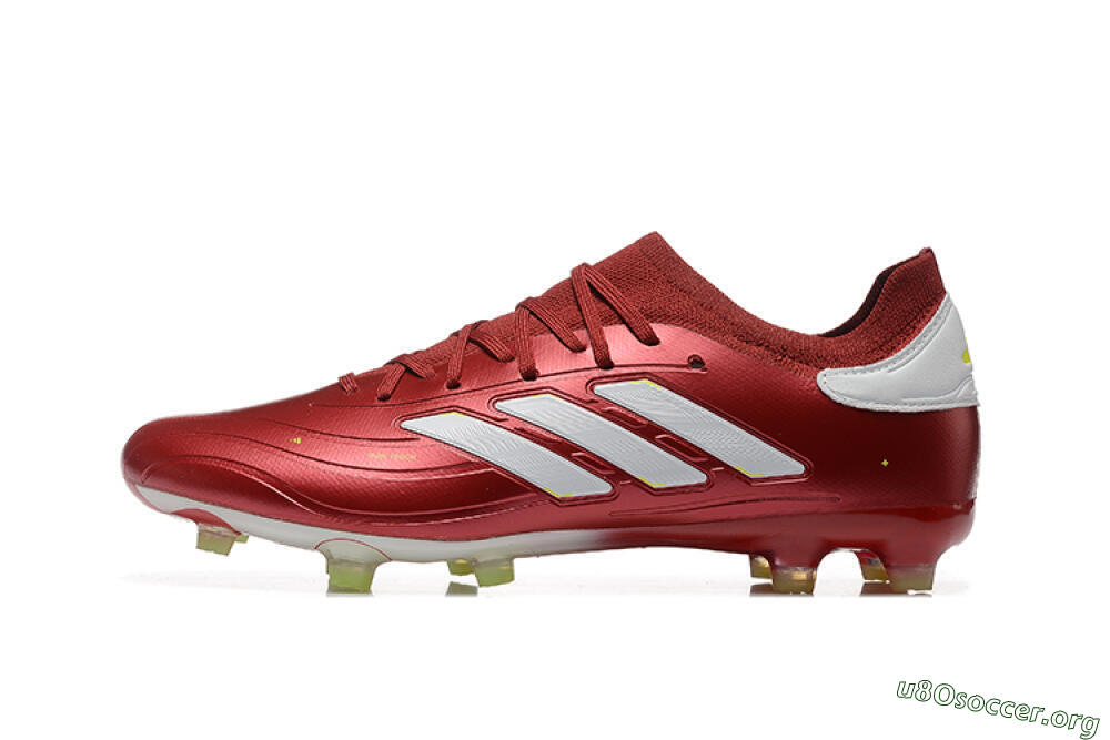 Adidas Copa Pure 2+ FG Football Boots - Red/White/Yellow 3