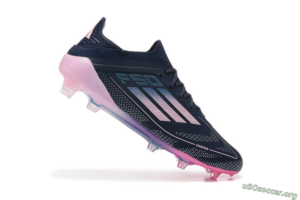 Adidas F50 Elite FG Football Boots - Blue/Pink/Purple 4