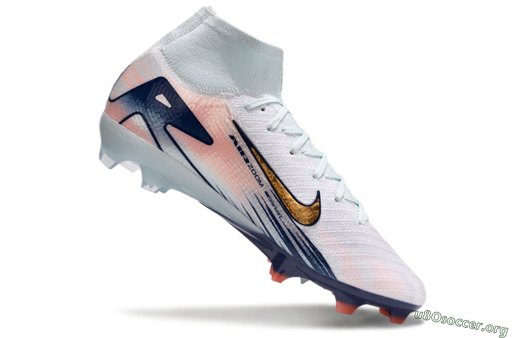Nike Air Zoom Mercurial Superfly 10 Elite FG Football Boots - Jade/Pink/Gold 5