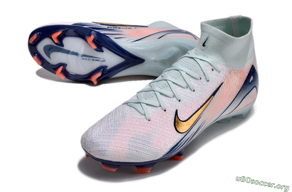 Nike Air Zoom Mercurial Superfly 10 Elite FG Football Boots - Jade/Pink/Gold 0