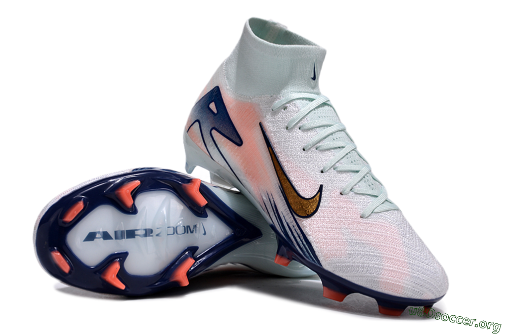 Nike Air Zoom Mercurial Superfly 10 Elite FG Football Boots - Jade/Pink/Gold 4