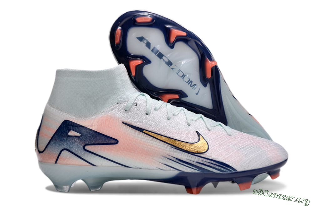 Nike Air Zoom Mercurial Superfly 10 Elite FG Football Boots - Jade/Pink/Gold 2
