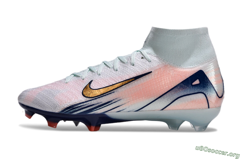 Nike Air Zoom Mercurial Superfly 10 Elite FG Football Boots - Jade/Pink/Gold 3