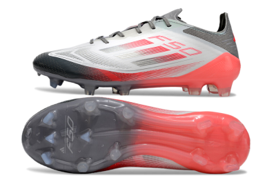 Adidas F50 Elite FG Football Boots - White/Silver/Red
