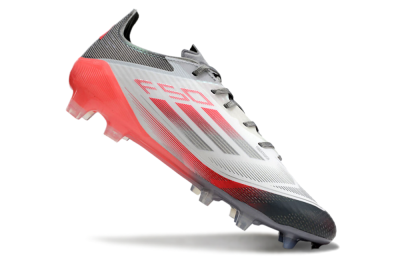Adidas F50 Elite FG Football Boots - White/Silver/Red