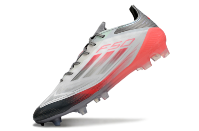 Adidas F50 Elite FG Football Boots - White/Silver/Red