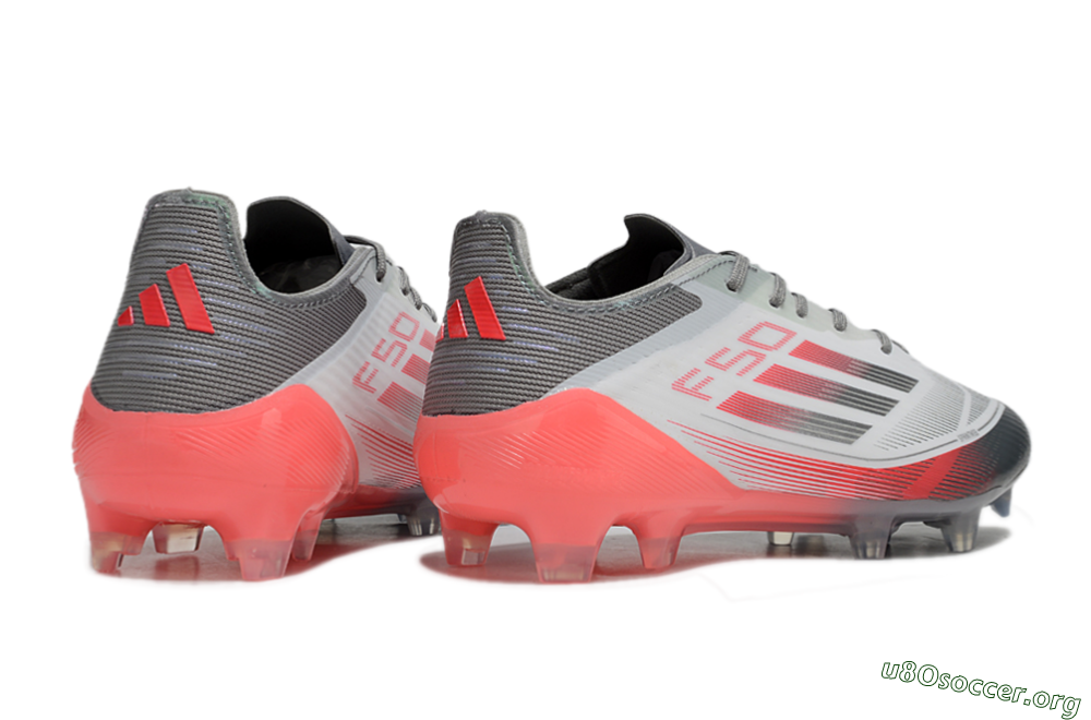 Adidas F50 Elite FG Football Boots - White/Silver/Red 6