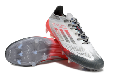 Adidas F50 Elite FG Football Boots - White/Silver/Red