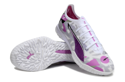 Puma Ultra Ultimate TF Football Shoes - White/Purple/Black