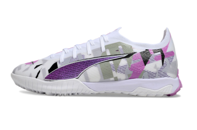 Puma Ultra Ultimate TF Football Shoes - White/Purple/Black