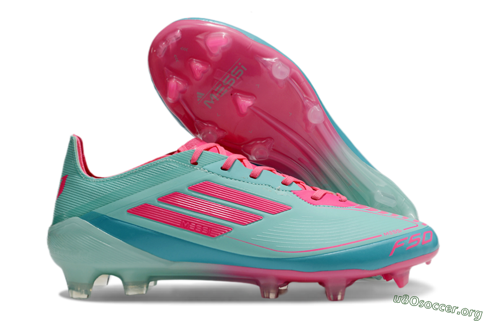 Adidas F50 Elite FG Football Boots - Jade/Red/Blue 2