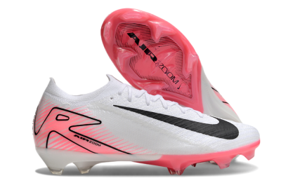 Nike Air Zoom Mercurial Vapor 16 Elite FG Football Boots - White/Black/Pink