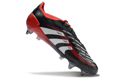Adidas Predator 25 Elite SG Football Boots - Black/White/Red