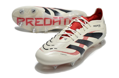 Adidas Predator 25 Elite SG Football Boots - White/Black/Red