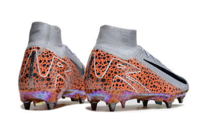 Nike Air Zoom Mercurial Superfly 10 Elite SG Football Boots - Grey/Black/Leopard