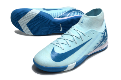 Nike Air Zoom Mercurial Superfly 10 Academy IC Football Shoes - Jade/Blue/White