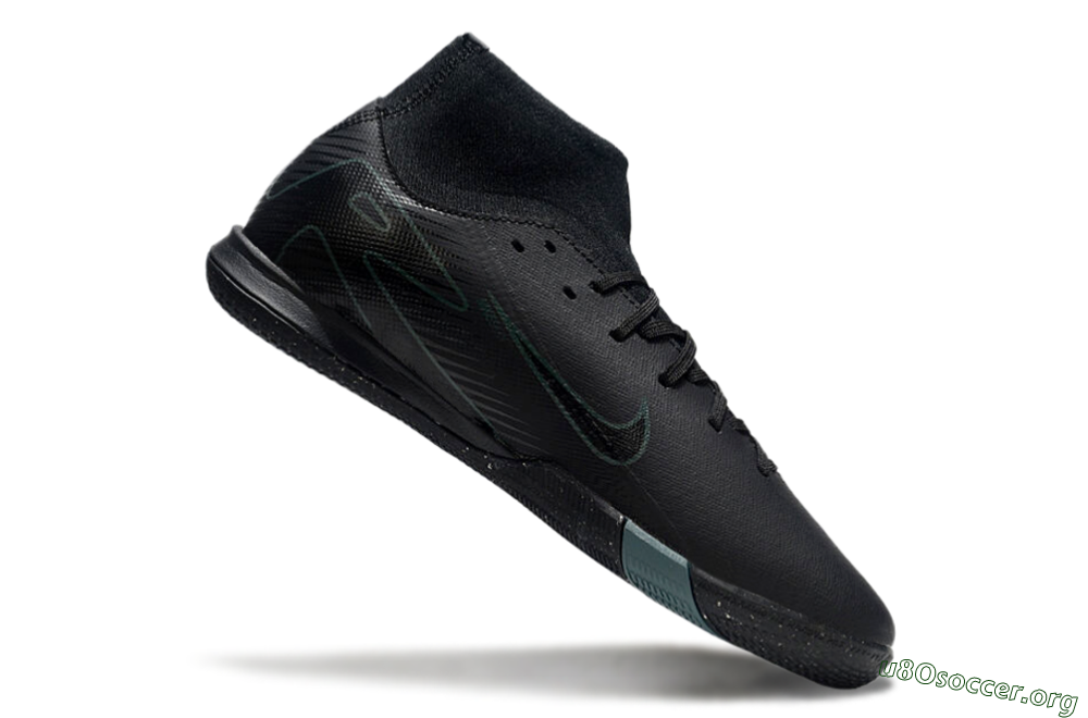 Nike Air Zoom Mercurial Superfly 10 Academy IC Football Shoes - Black/Green 4