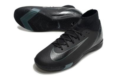 Nike Air Zoom Mercurial Superfly 10 Academy IC Football Shoes - Black/Green